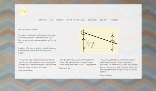 Screenshot of El Nosckaj Decor Consultancy Website